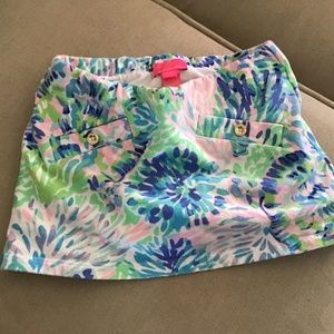 Lilly Pulitzer mini Madison girls skort size s (4-5)